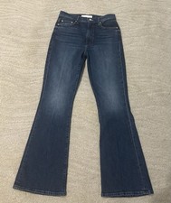 MOTHER SUPERIOR dark wash high waisted weekender skimp denim, SZ 28, BNWT 