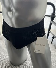 Calvin Klein Men's Limited Edition Briefs Underwear Vintage Blk-mesh Size L