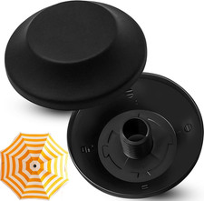 Patio Umbrella Tip Caps Replacement for Cantilever Umbrella - 2 Pack Black