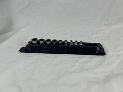 #ad #ad Snap on 1 4quot; Flank Drive METRIC SHALLOW 6 point Sockets 5 15mm SET 9 piece $100.00