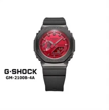 Casio G Shock watch GA2100B-4A men Watch Crimson RED 