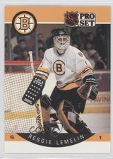 1990-91 Pro Set Reggie Lemelin #9 0s5