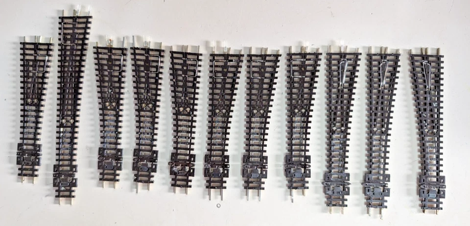 AD092 Peco verschiedene Radius- und Richtungsweichen, Electrofrog, Code 55 x. Spur N. - Bild 2 von 4