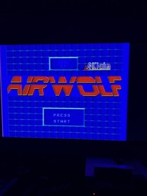 Airwolf Nintendo NES cartuccia gioco acclamato testato funzionante pulito autentico