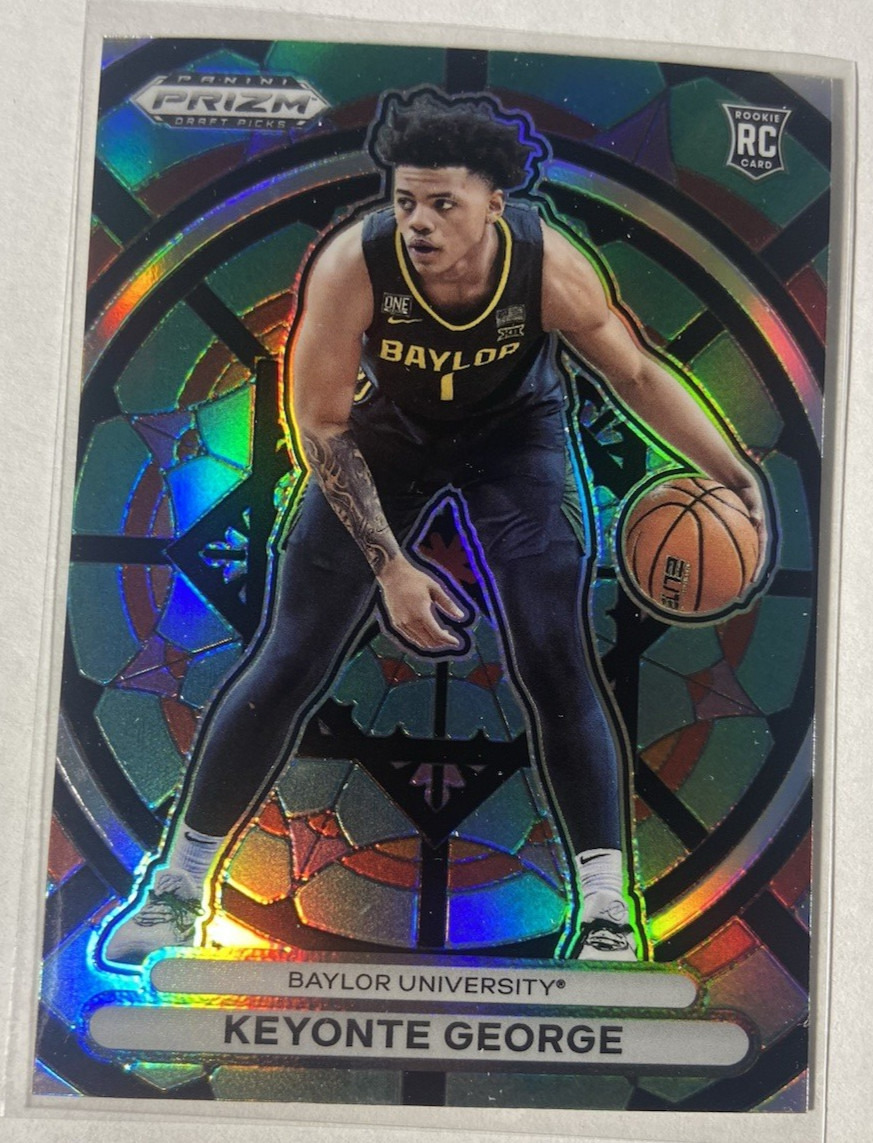 Keyonte George 2023 Panini Prizm Draft Picks Stained Glass Rookie - RC Case Hit