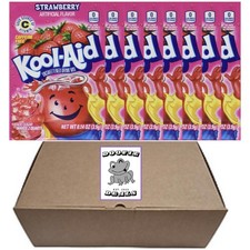 Kool-Aid Drink Mix - 8 Packets Strawberry 0.02 Ounce Pack of 8