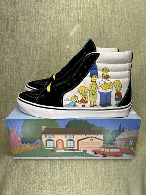 Vans Sk8-Hi The Simpsons 1987-2020 Black Yellow Shoes VN0A4BV617E Men\'s Sz 9.5 s-l400.jpg main image 4