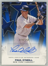 2025 TOPPS Series2 Paul O'neill Baseball Stars Autographs Blue #BSA2PO【079/150】