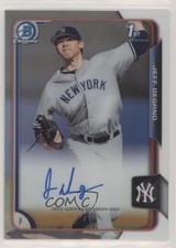 2015 Bowman Draft Chrome Pick Refractor Jeff Degano #BCA-JD Auto 0o6v