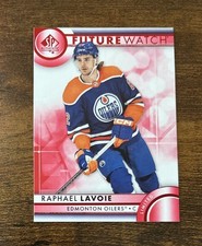 2023-24 SP Authentic Future Watch Red Limited #171 Raphael Lavoie Rookie Oilers