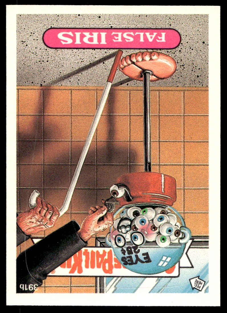 Garbage Pail Kids Series 10 1987 #391b False Iris