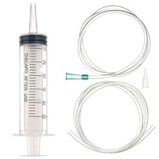 60Ml Syringe with 40 Inch Tube and Tip Adapter, for Feeding Pets, Liquid Refilli