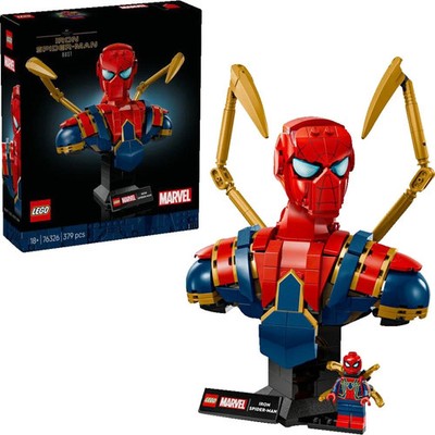 LEGO Super Heroes 76326 Iron Spider-Man Büste Klemmbausteine Bausatz