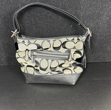 Coach Legacy Signature Duffle Duffle Bag No. 21149 Brown , used great