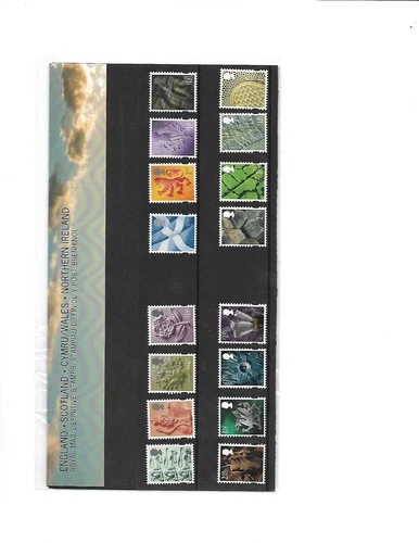 2018 ROYAL MAIL PRESENTATION PACK MIXED REGIONAL DEFINITIVES PACK NUMBER 109