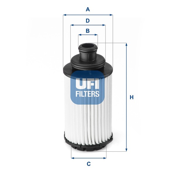 UFI ÖLfilter 25.118.00 Filtereinsatz FüR Opel Antara Cascada Insignia Zafira Z18-image