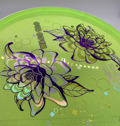 MVP Axiom Proton Hex - Rare 2023 OTB Open Special Edition Flower New - Disc Golf - Picture 14 of 16