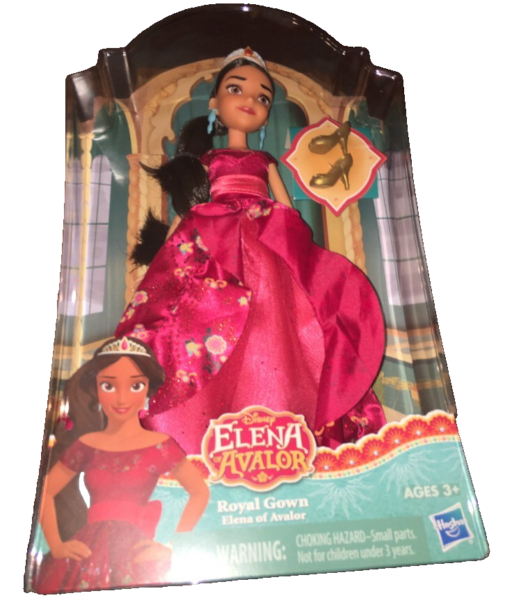 Disney Elena Of Avalor Latina Princess Doll Royal Gown W
