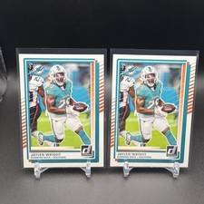 2025 Donruss Football - Jaylen Wright - Miami Dolphins - (2) Cards - #143