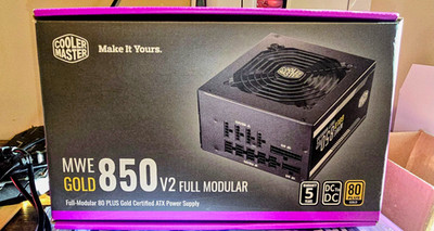 Cooler Master MWE Gold 850 V2 850W ATX Fully Modular PSU MPE-8501-AFAAG