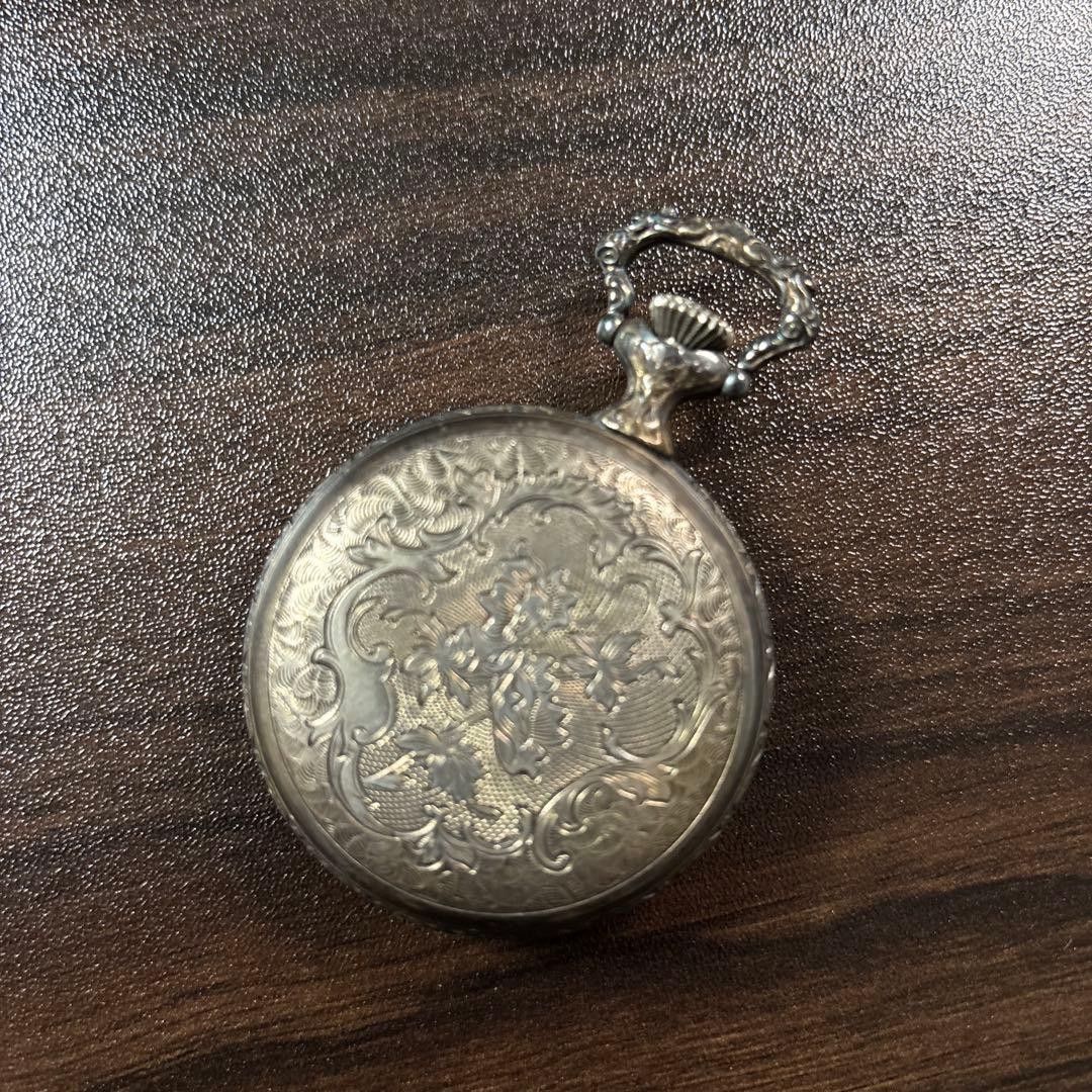 Bucherer Swiss Pocket Watch Hand-Wind Working Vintage Gold Tone image 4