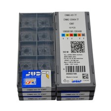 60PCS CNMG120404-TF CNMG431-TF IC907 New carbide inserts for cnc turning cnmg