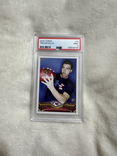 Topps 2013 Travis Kelce #31 Rookie RC PSA 9 Kansas City Chiefs NFL