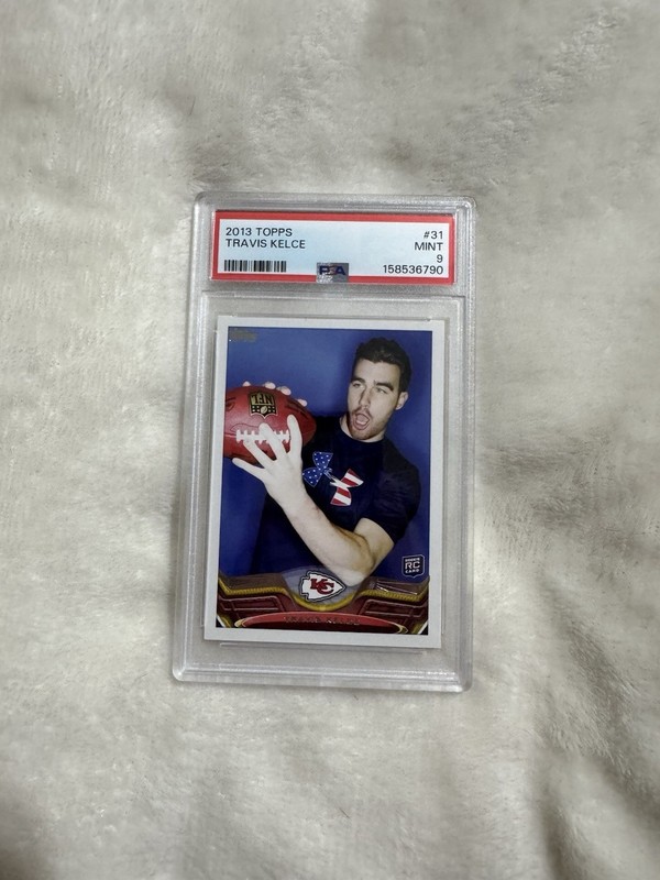 Topps 2013 Travis Kelce #31 Rookie RC PSA 9 Kansas City Chiefs NFL