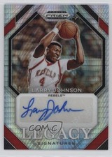 2024-25 Panini Prizm Draft Picks Legacy Signatures Hyper Larry Johnson Auto 7y2