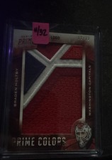 2013-14 Panini Prime - Prime Colors Braden Holtby #PC-BHY Logo /32 (MEM)