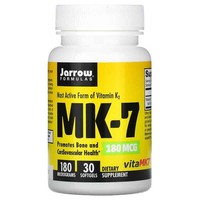 Jarrow Formulas Vitamin K2 MK-7 180 Mcg (Vitamin K2 MK-7) 30 Kapseln
