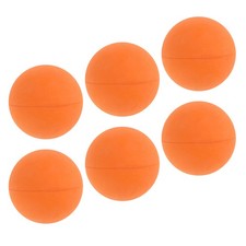 6Pcs Reusable Rubber Squash Training Balls High Elasticity Orange Recreation