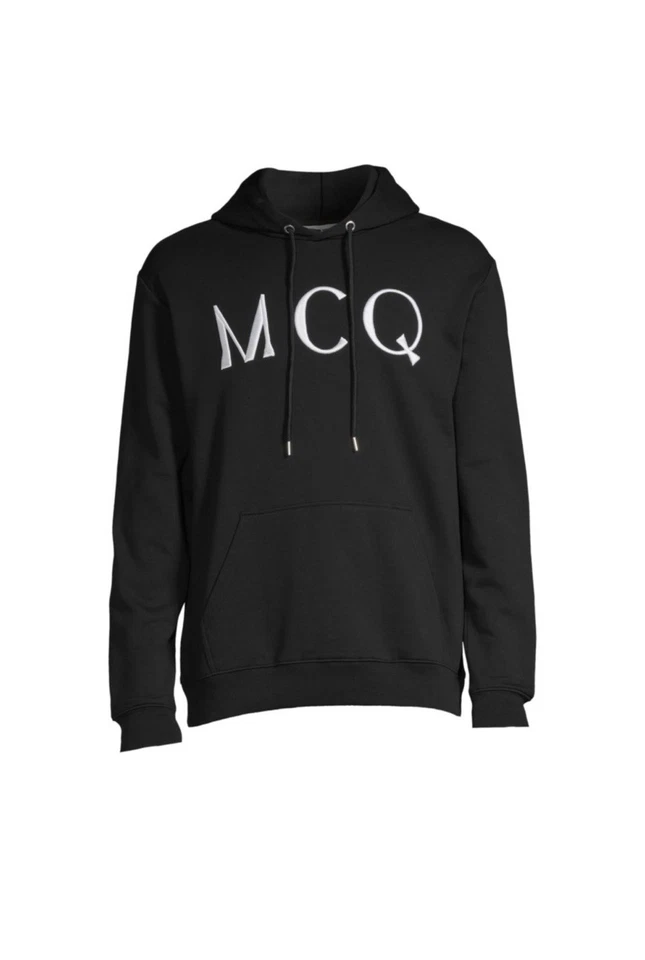 Sudadera con capucha negra pequeña Mcq para hombre Foto 2 de 3