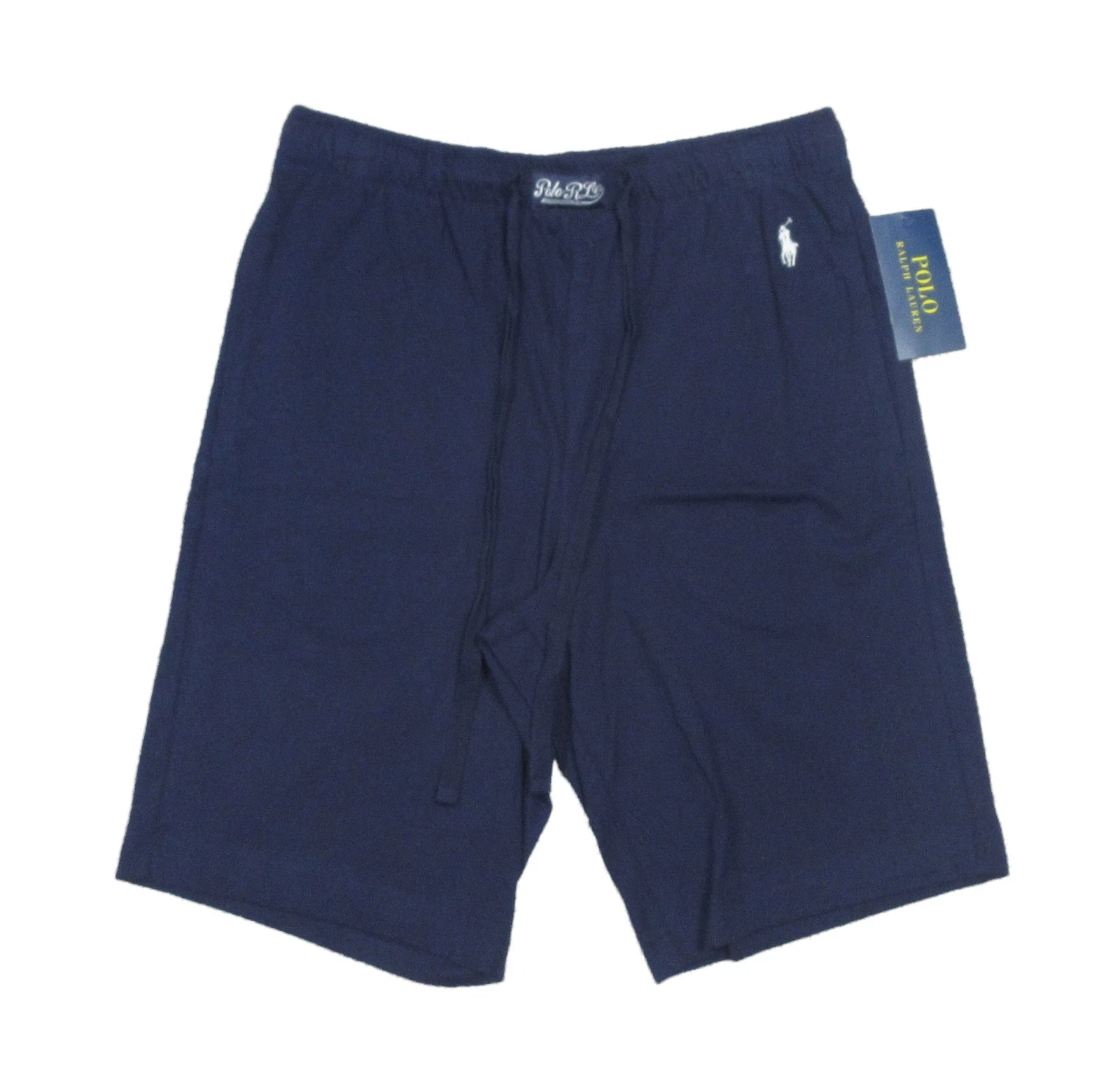 Polo Ralph Lauren Men's Navy Solid Knit Sleep Shorts