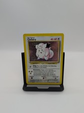 Pokémon TCG Clefairy Base Set Holo Rare Card 5/102-LP