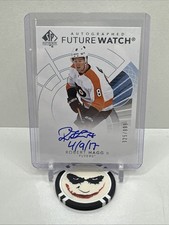 2017-18 UD Sp Authentic Robert Hagg Future Watch Autograph Inscribed # 025/100