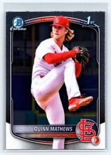 2025 Bowman Quinn Mathews Chrome Prospects #BCP-25 St. Louis Cardinals