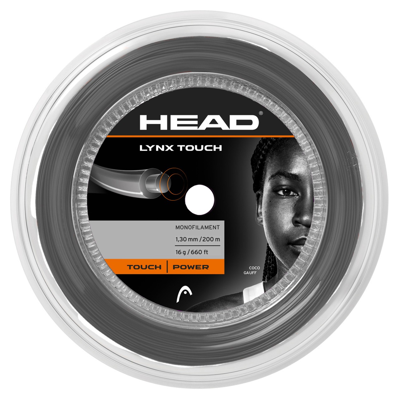 Head Lynx Touch 16 1.30mm Tennis Strings 200M Reel