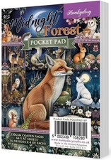 Hunkydory POCKET PAD ~ *NEW* MIDNIGHT FOREST (A7, 64 Sheets)