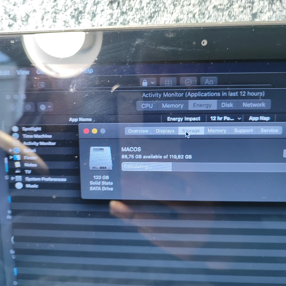 Macbook Pro 8.1 13,3 inch Catalina Intel i5 2,4hgz 4GB DDR3 Ram 120 Gb SSD - Image 4 of 4