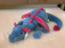 NEW Jellycat Dexter Dragon 50cm - Ultimate Collector's Plush BNWT w/Gift Bag