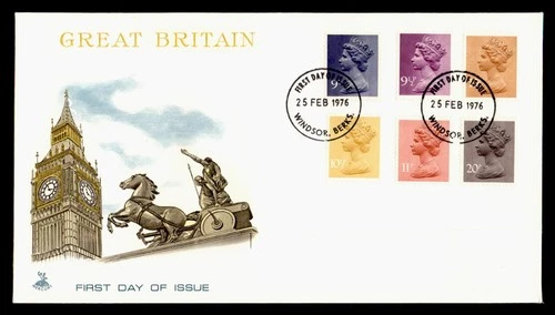 DR WHO 1976 GB FDC QEII MERCURY CACHET COMBO M74834