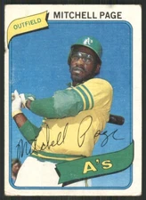 1980 Topps #586 Mitchell Page Oakland Athletics 47103