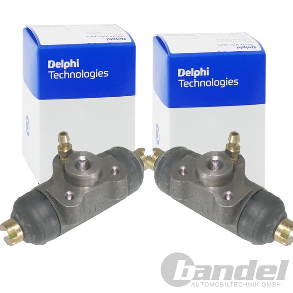 2X Delphi Radbremszylinder 19Mm Passend FüR Skoda 105,120 Favorit Trommelbremse-image
