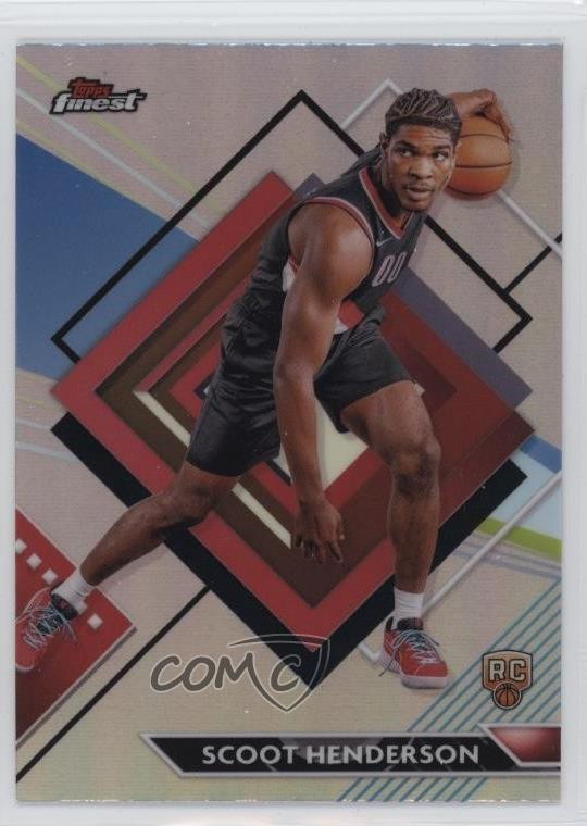 2023-24 Topps Finest Rare Refractor Scoot Henderson #273 Rookie RC 8d2