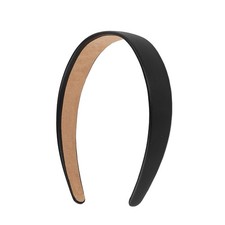 Motique Accessories 1 Inch Vegan Leather Headband for Women and Girls