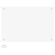 1 Set Large White Blank Banner and Signs 2x3Ft Sublimation Banners