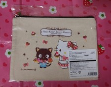 Sanrio Hello Kitty Chococat Canvas Pouch Chocolate Lovers Hello Kitty Stuffed