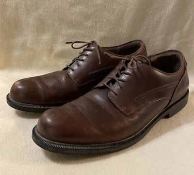 Dunham MCT410SB Men's Brown Waterproof Leather Oxford Dress Shoes Size 16 D