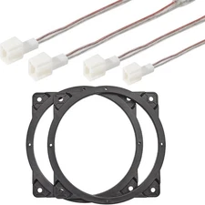6.5-6.75 Front Door Speaker Adapter Ring Brackets For Hyundai Azera Elantra